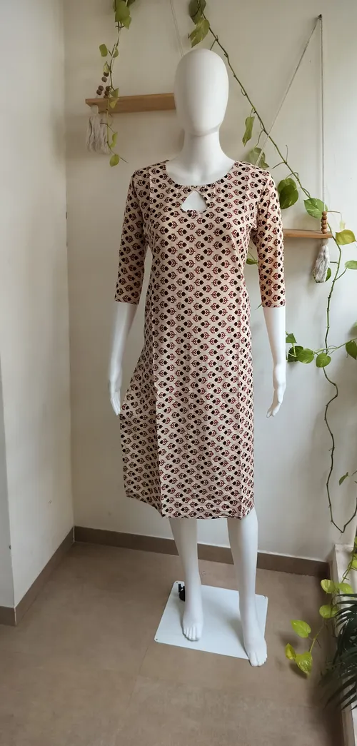 Kalamkari Print Cotton Kurti 6